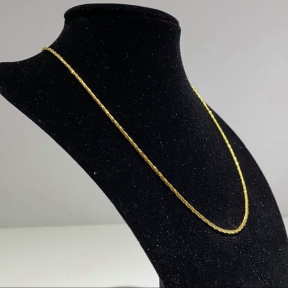 Danecraft Primavera Italy 24K Gold Over 925 Sterling Silver Necklace Wife Gift - Picture 5 of 8